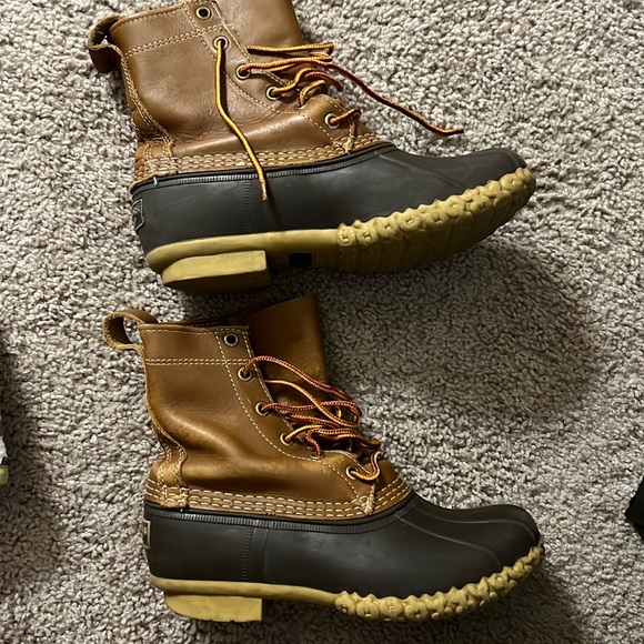 Bean Duck Boots 8” from LL Bean size 6-6.5 - Picture 1 of 3